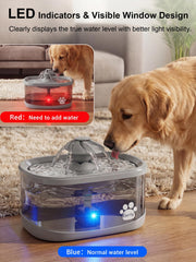 Kastty LED refill indicator reminds when to top up the water.