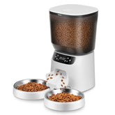 KATALICLAB two-cat feeder with dual bowls for balanced meals