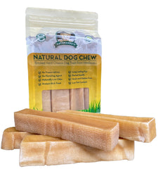 KATHMANDU'S authentic Himalayan yak cheese chews, four-pack, large to XL, ideal for long gnaw sessions.