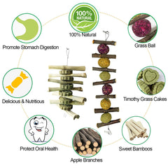 kathson natural-pine-wood chew toy offers safe material for daily gnawing