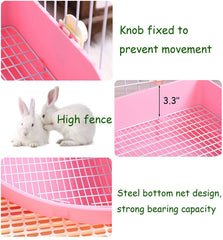 Kathson corner-fit design maximizes space in small cages