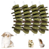 Kathson rabbit chew toys apple wood branch for natural teeth grinding and enrichment.