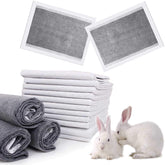 KATHSON rabbit pads close-up of absorbent core keeping the surface dry.