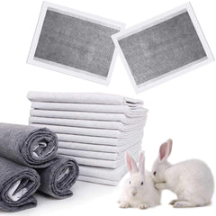KATHSON rabbit pads close-up of absorbent core keeping the surface dry.