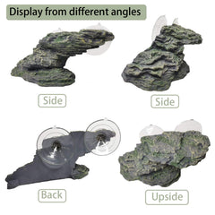 Kathson turtle basking platform top view demonstrates a stable surface for heat exposure.
