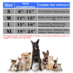 Katoggy inflatable cone with adjustable Velcro strap for a secure, customizable fit.