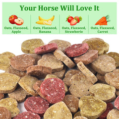 KATUMO Horse Treats flavor variety highlight four flavors for tasty reward moments.