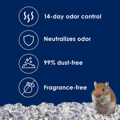 Kaytee Clean & Cozy is fragrance-free for sensitive noses.