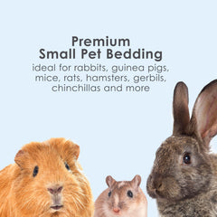 Kaytee Clean & Cozy bedding in a cage creating a clean, inviting habitat