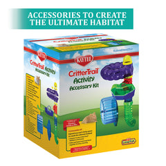 Kaytee CritterTrail loop-the-loop encourages active exploration for hamsters.