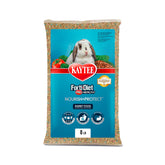 Kaytee Forti-Diet Pro Health rabbit food bag promoting a balanced daily diet.