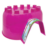 Kaytee Igloo Habitat giant outside view in translucent plastic for easy monitoring