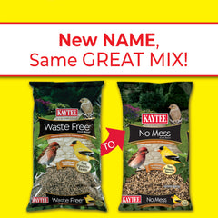 Kaytee Sunflower chips add texture while reducing hull mess under feeders.