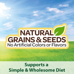 Kaytee Supreme fortified with vitamins and minerals to support daily vitality.