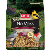 Kaytee Ultra No Mess Nut & Fruit Blend in a bowl, shell-free and easy for birds to feast.