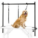 KELIXU dog grooming arm in H-shape for steady pet positioning during grooming