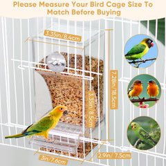 Kenond Bird Feeder gravity mechanism close-up showing smooth operation.