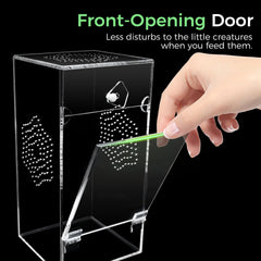 KERRLOTTE enclosure offers 360° view to monitor behavior without blind spots.