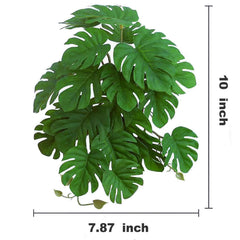 KERUIDENG Reptile Plants with suction cups secure installation for terrariums.