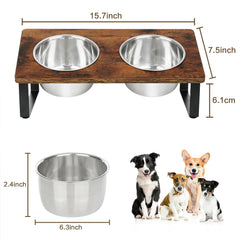 KEVIDEAWL non-slip rubber feet keep the stand stable during feeding.