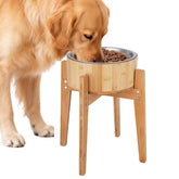 KEVIDEAWL raised-dog-bowl-stand highlights ergonomic feeding for large dogs.