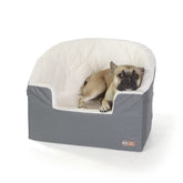 K&H Bucket Booster seat provides elevated view for pets during car rides