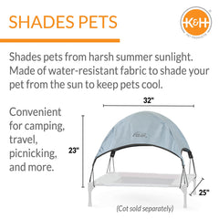 K and H Pet Products travel friendly canopy for camping or picnics