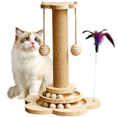 Khalor cat scratching post assembly diagram for quick setup and stability