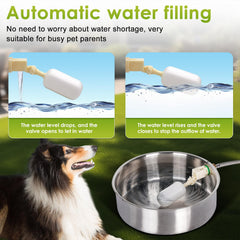 KHEARPSL large capacity 6.5L bowl side angle for multi-pet use