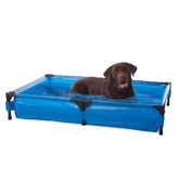 K&H extra-large Chill Blue dog pool ready for outdoor play