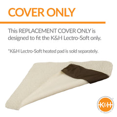 K&H Lectro-Soft replacement cover texture detail highlights plush comfort.
