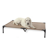 K&H Outdoor Elevated Dog Bed with elevated frame offers cooling airflow on hot days