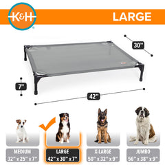 K&H removable cover is washable for easy cleaning after adventures