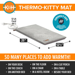K&H Thermo-Kitty Mat with removable heater for easy cleaning