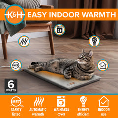 K&H Thermo-Kitty Mat washable cover for simple care
