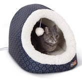 K&H Pet Products Thermo-Pet Cave backdoor open for tunnel play