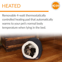 K&H Pet Products Thermo-Pet Cave soft polyester exterior