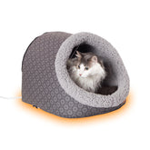 K&H Pet Products Thermo Pet Cave interior fleece for a warm, cozy hideaway