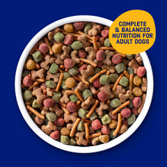 Kibbles 'n Bits Original beef and chicken flavors entice dogs during meals.
