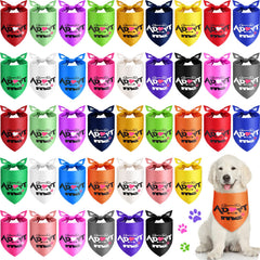 Kigeli Adopt Me dog bandanas 40-piece set in bright colors for daily wear
