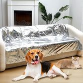 Kigley couch deterrent mat keeps dogs off furniture and protects fabric.