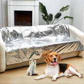 Kigley pet deterrent mat on couch reduces mess and keeps furniture cleaner.