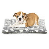 Kigmmro dog bed mat in soft flannel for cozy naps in the kennel