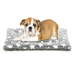 Kigmmro dog bed mat in soft flannel for cozy naps in the kennel