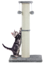 Kilodor 34-inch tall cat scratching post with easy assembly for quick setup.