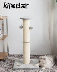 Kilodor cat scratching post with sturdy base to prevent tipping