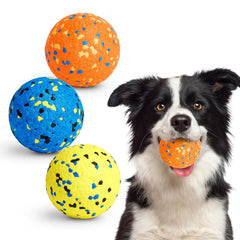 Kimee dog balls large 3-15in for fetch and training.