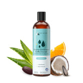 Kin-kind conditioner bottle showing unscented formula for scent-free grooming