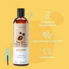 Activated charcoal powers dirt and odor removal in kin+kind shampoo