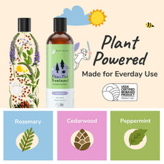 kin+kind Dog Shampoo lavender-scent offers a calming aroma during washing.